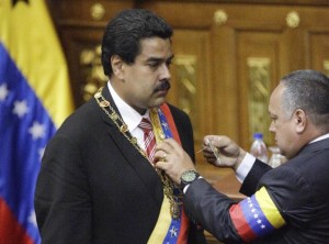 Nicolas Maduro es juramentado como Presidente de Venezuela, Abril 2013.