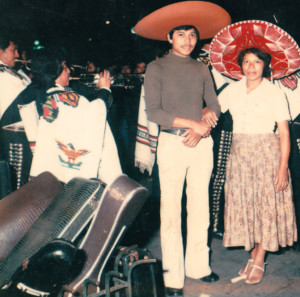 My mom and dad in Mexico City on their honeymoon