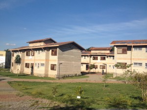 The row of dorms in the ENFF. They can accommodate over 200 people. 